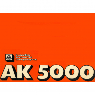 Atlas AK 5000 Parts Catalog
